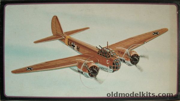 AMT-Frog 1/72 Junkers Ju-88A-4 Bomber Luftwaffe - Romanian or Finnish Air Forces, 3703-80 plastic model kit